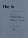 Divertimenti fr Klavier, 2 Violinen und Violoncello Stimmen