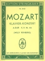 Konzert A-Dur KV414 fr Klavier und Orchester fr 2 Klaviere