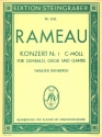 Konzert c-Moll Nr.1 fr Klavier und Streichorchester Partitur