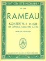 Konzert d-Moll Nr.5 fr Klavier und Streichorchester Partitur