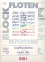 Konzert e-Moll fr Blockflte, Flte und Orchester fr Blockflte, Flte und Klavier