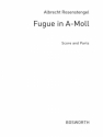Fuge a-Moll für Blockflötengruppe, und Tambourin Partitur und Stimmen