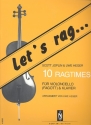 Let's rag ... 10 Ragtimes  fr Violoncello und Klavier