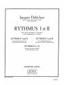 Rythmus 1 et 2 pour 4 instruments à percussion a sons indetermines et au choix