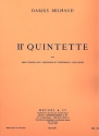 Quintette no.2 op.316 pour 2 violons, alto, violoncelle et contrebasse partition de poche et parties