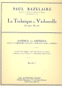 La technique du violoncelle en 4 recueils vol.1 Gammes et arpges