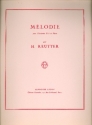 Melodie pour clarinette si b et piano