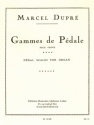 Gammes de pedales pour orgue