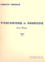 Variations de Concert pour orgue