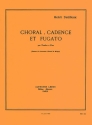 Choral, cadence et fugato pour trombone et piano