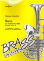 Suite fr 2 Trompeten, Horn in F, Posaune und Tuba Partitur und Stimmen