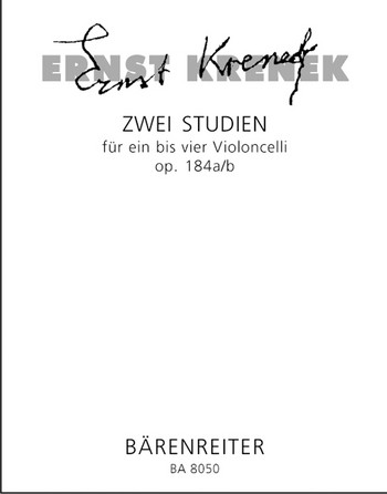 2 Studien op.184a/b fr 1-4 Violoncelli