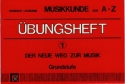 Musikkunde von A-Z Band 1 bungsheft Grundstufe