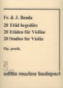 28 Etden op.posth. fr Violine