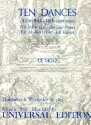 Ten dances of the 16th - 18th centuries for treble recorder and pian