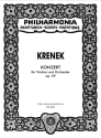 Konzert op.29 fr Violine und Streichorchester Studienpartitur