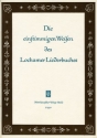 Die einstimmigen Weisen des Lochamer Liederbuches 