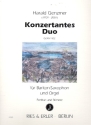 Konzertantes Duo fr Baritonsaxophon und Orgel