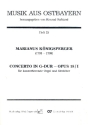 Concerto G-Dur op.18,1 fr konzertierende Orgel und Streicher Partitur