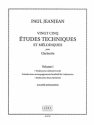 25 tudes techniques et mlodiques vol.1 pour clarinette