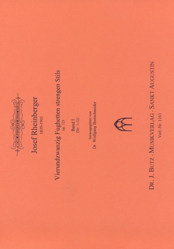 24 Fughetten strengen Stils op.123 Band 1 (Nr.1-12) fr Orgel