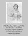 Variationen auf einer Saite nach einem Thema von Rossini fr Violoncello und Klavier