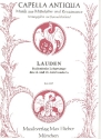 Lauden Italienische Lobgesnge des 15. und 16. Jahrhunderts fr Stimmen und Instrumente Stimmen