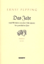 Das Jahr fr gemischten Chor (SATB)