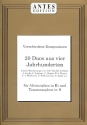 20 Duos aus 4 Jahrhunderten fr Alt- und Tenorsaxophon