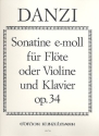 Sonatine e-Moll op.34 fr Flte (Violine) und Klavier