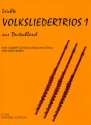 Leichte Volksliedertrios aus Deutschland Band 1 fr 3 Flten 3 floeten