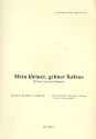 Mein kleiner grner Kaktus: Einzelausgabe Gesang und Klavier Verlagskopie