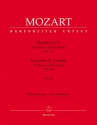 Konzert A-Dur KV414 fr Klavier und Orchester fr 2 Klaviere