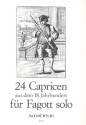 24 Capricen aus dem 18. Jahrhundert fr Fagott