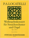 Weihnachtskonzert op.1,8 fr Streichorchester und Orgel Partitur und Stimmen