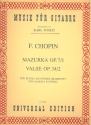 Mazurka op.7,1   und  Valse op.34,2 fr Flte und Gitarre