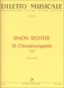 18 Choralvorspiele op.90 fr Orgel