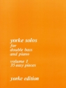 Yorke Solos vol.1 35 easy pieces for double bass and piano