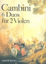 6 konzertante Duos fr 2 Violen