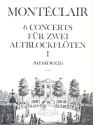 6 Concerts Nr.1-3 fr 2 Altblockflten ohne Bass Spielpartitur