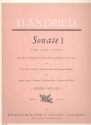 Sonate d-Moll Nr.1 fr 2 Violinen, Violoncello und Bc Partitur und Stimmen