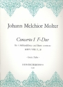 Concerto  F-Dur Nr.1 MWVVIII/17,18 für 4 Altblockflöten und bc Partitur und Stimmen