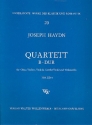 Quartett B-Dur Hob.IIB:4  fr Oboe, Violine, Viola da gamba (Viola) und Violoncello Stimmen