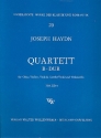 Quartett B-Dur Hob.IIB:4  fr Oboe, Violine, Viola da gamba (Viola) und Violoncello Stimmen