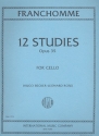 12 Studies op.35 for cello solo