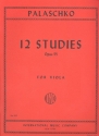 12 Studies op.55 for viola solo