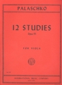 12 Studies op.55 for viola solo