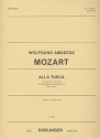 Alla Turka für 2 Oboen, 2 Klarinetten, 2 Hörner in F und 2 Fagotte Partitur und Stimmen