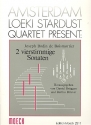 2 vierstimmige Sonaten für Blockflötenquartett (ATTB) Partitur und 4 Stimmen