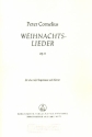 Weihnachtslieder op.8 fr tiefe Singstimme und Klavier